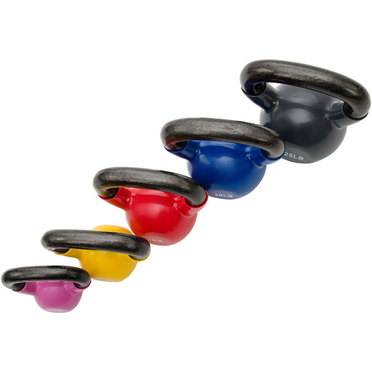 Sunny Strength® Vinyl Coated Kettle Bells 5 - 25 lbs