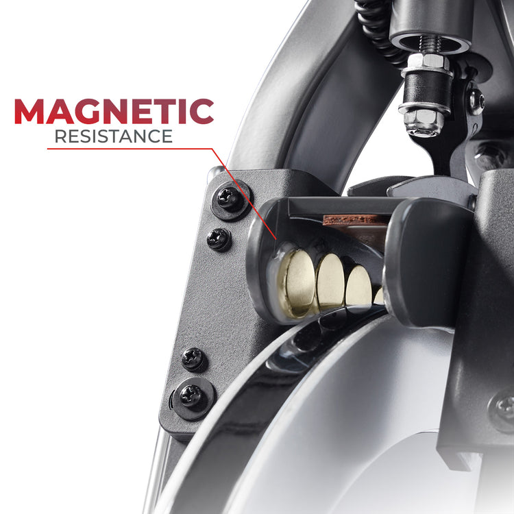 Premium Smart Magnetic Belt Drive Indoor Cycling Exercise Bike with 44LB Flywheel