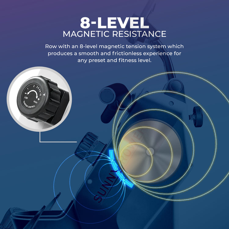 Smart Compact Magnetic Rowing Machine