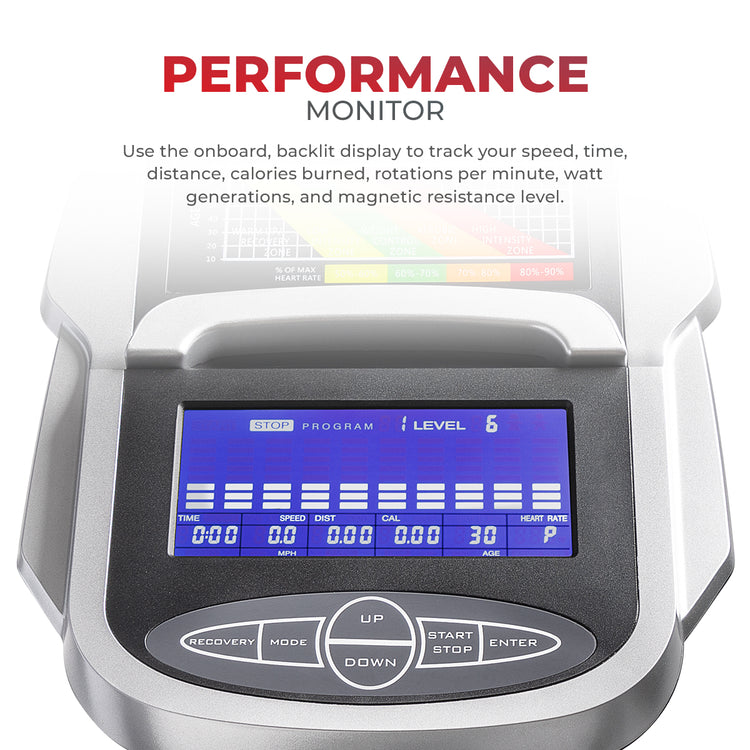 Pre-Programmed Elliptical Trainer Machine Magnetic