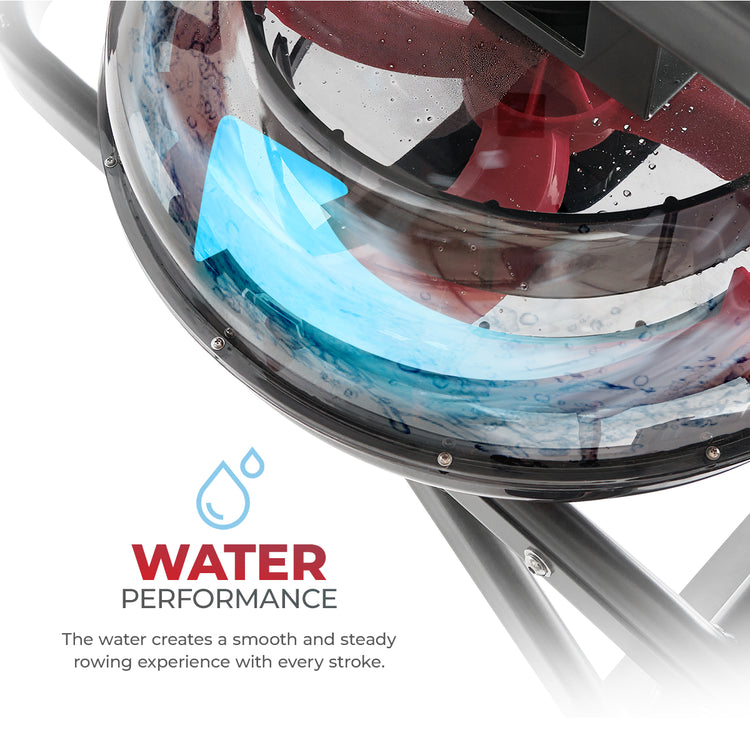 Premium Smart Obsidian Surge 500 m Water Rowing Machine