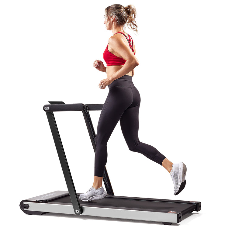 Space Saving Commercial Treadmill, Slim Motorized Asuna w/ Speakers