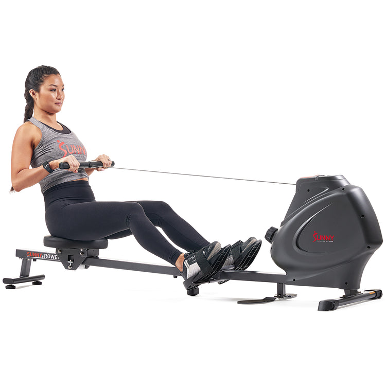 Smart Multifunction Magnetic Rowing Machine with Foot Plate