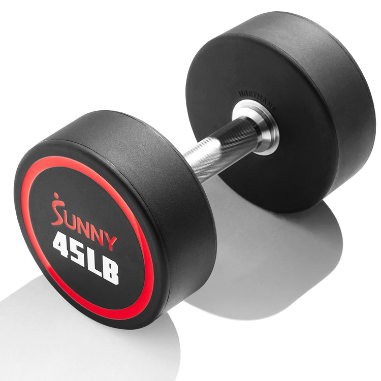 Round Urethane Dumbbells | Singles & Sets 5–50 LBS