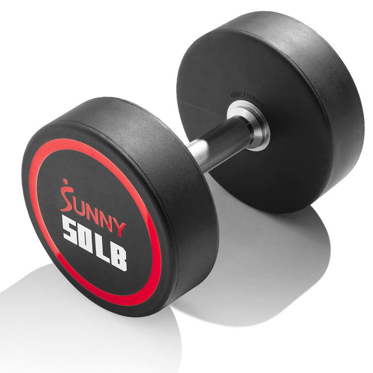 Round Urethane Dumbbells | Singles & Sets 5–50 LBS