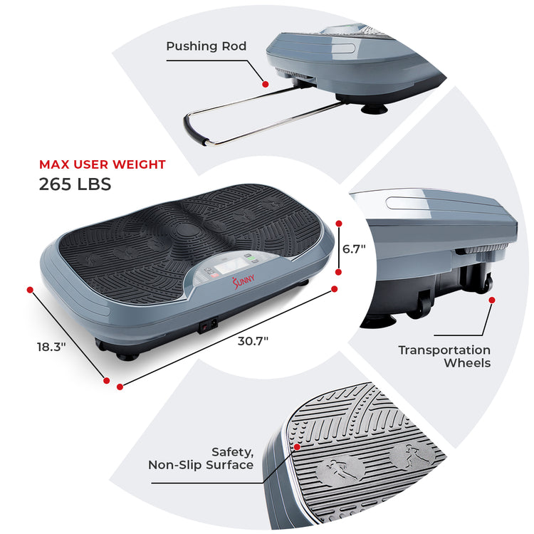 Fitboard 3D Vibration Platform with Resistance Band