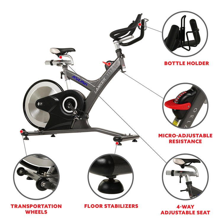 Asuna Lancer Rear Flywheel Commercial Exercise Bike