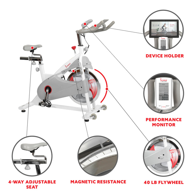 Premium Magnetic Belt Drive Indoor Cycling Bike