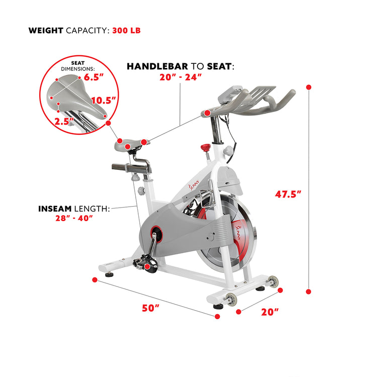 Premium Magnetic Belt Drive Indoor Cycling Bike