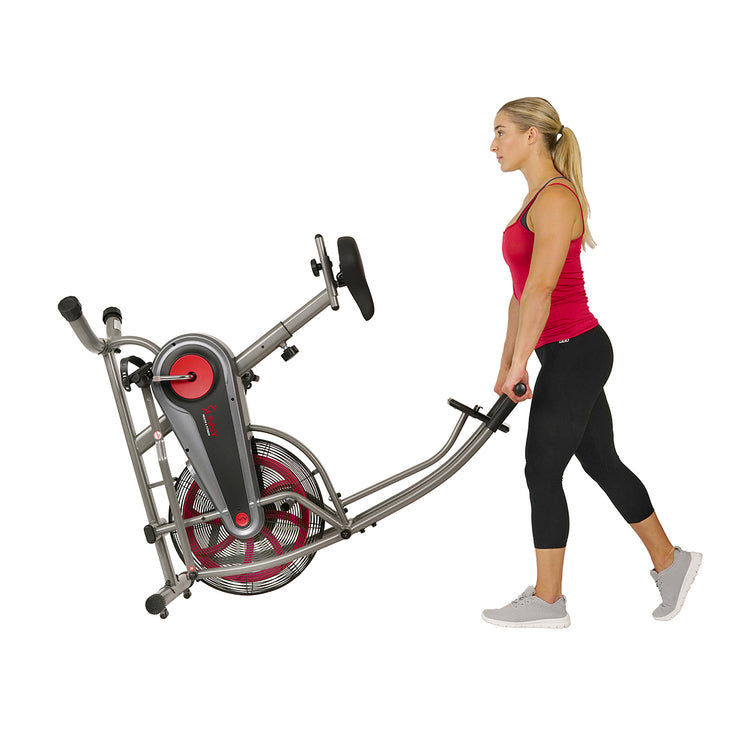 Motion Air Bike, Fan Exercise Bike with Unlimited Air Resistance and Device Holder
