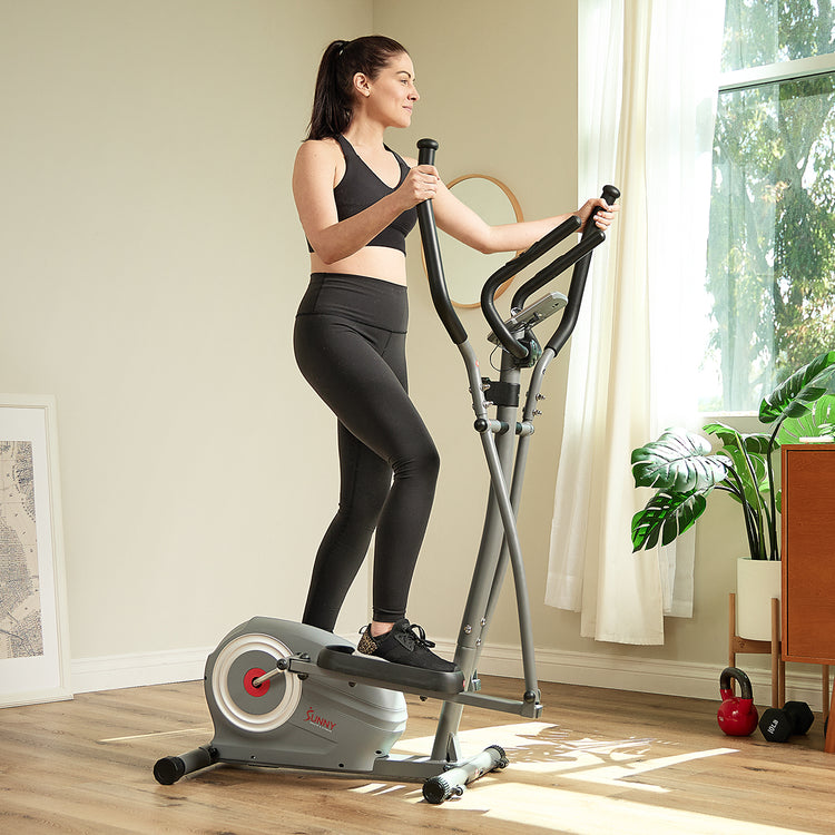 Essentials Series Magnetic Smart Elliptical with Exclusive SunnyFit® App Enhanced Bluetooth Connectivity
