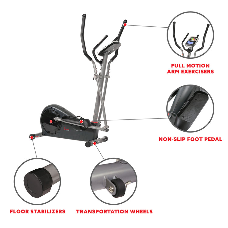 Magnetic Elliptical Machine Pre-Programmed Trainer