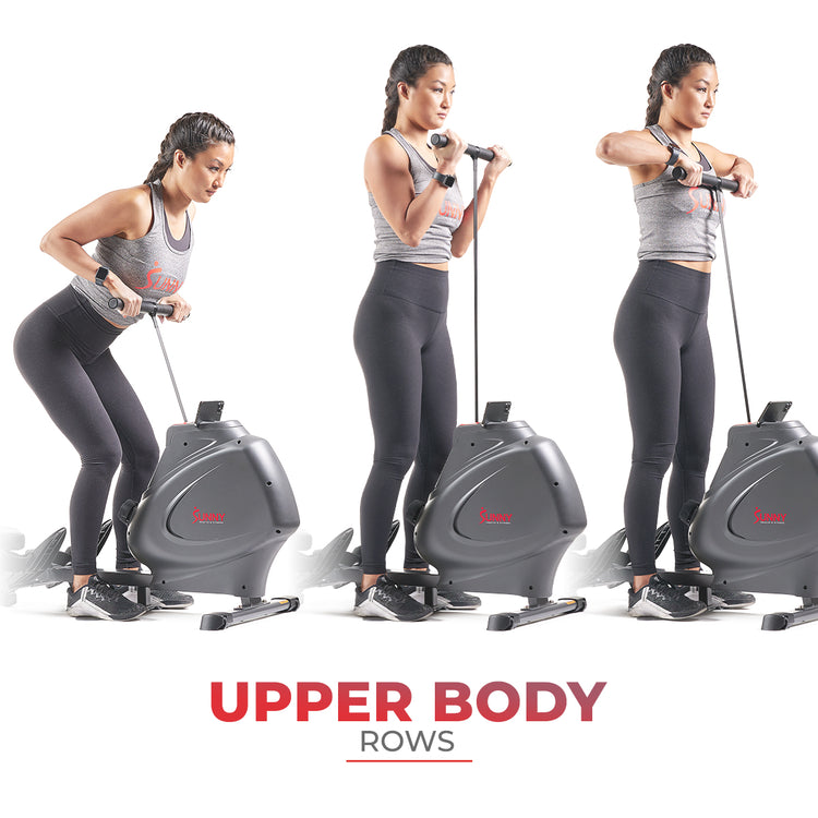 Smart Multifunction Magnetic Rowing Machine with Foot Plate