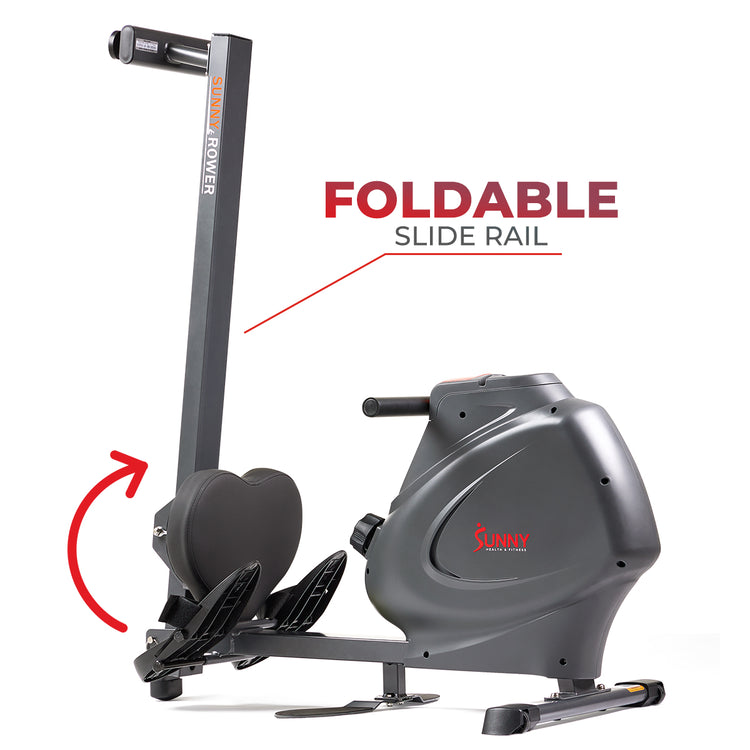 Smart Multifunction Magnetic Rowing Machine with Foot Plate