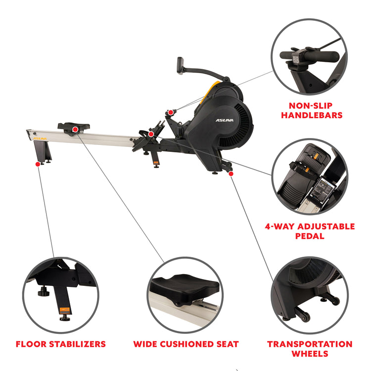 Windmill Air Magnetic Rower