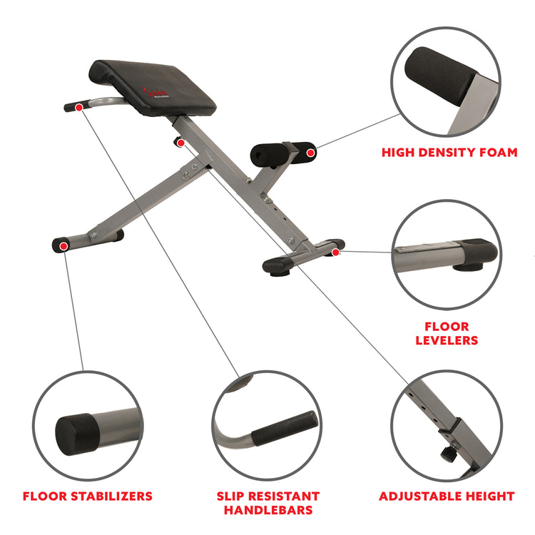 45 Degree Hyperextension Roman Chair | Sunny Strength®
