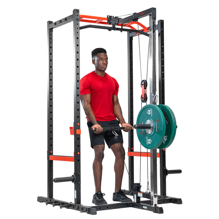 Lat Pulldown Pulley System Attachment for Power Racks | Sunny Strength®