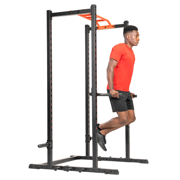 Sunny Strength® Dip Bar Attachment for Squat Racks and Power Cages