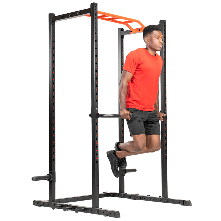 Sunny Strength® Dip Bar Attachment for Squat Racks and Power Cages