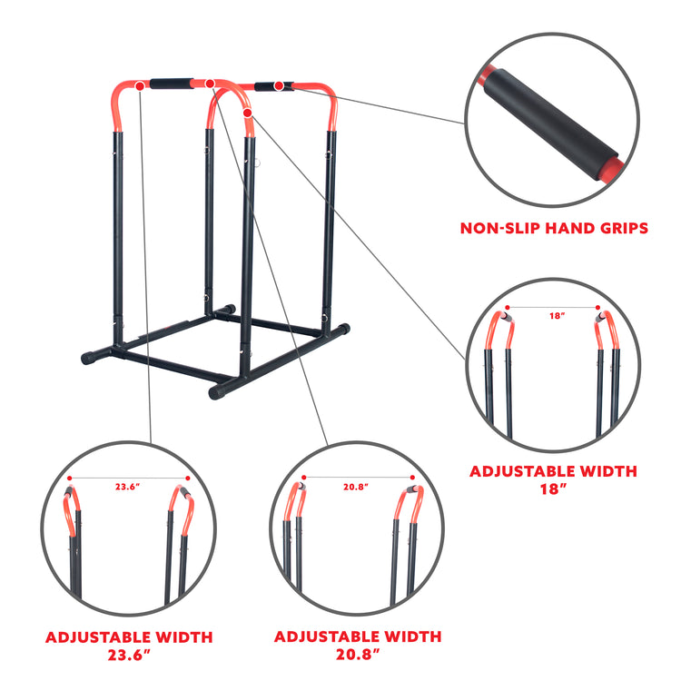 3 Levels Adjustable Dip Station