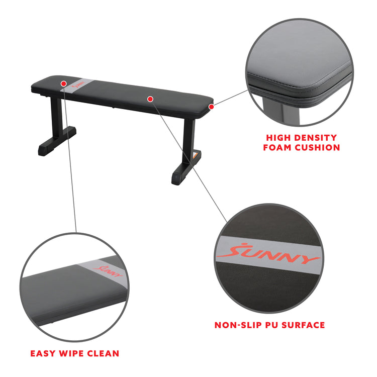 Flat Utility Weight Bench | Sunny Strength®