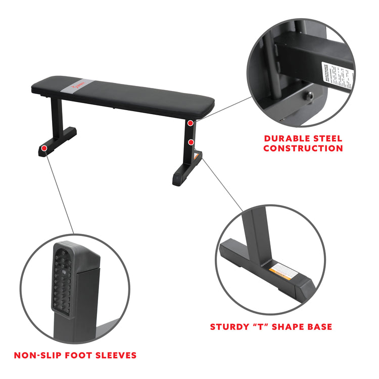 Flat Utility Weight Bench | Sunny Strength®