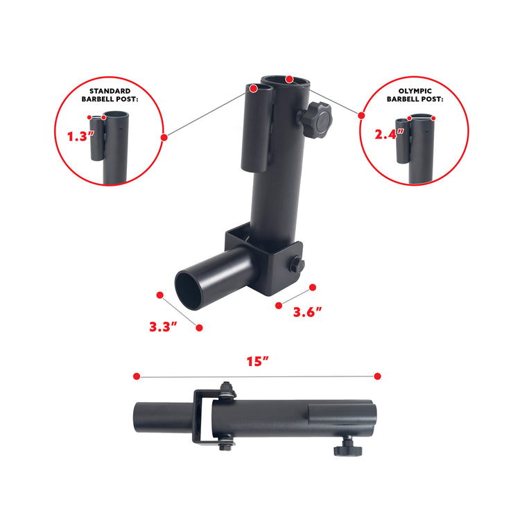 Landmine Attachment for Power Rack and Power Cage