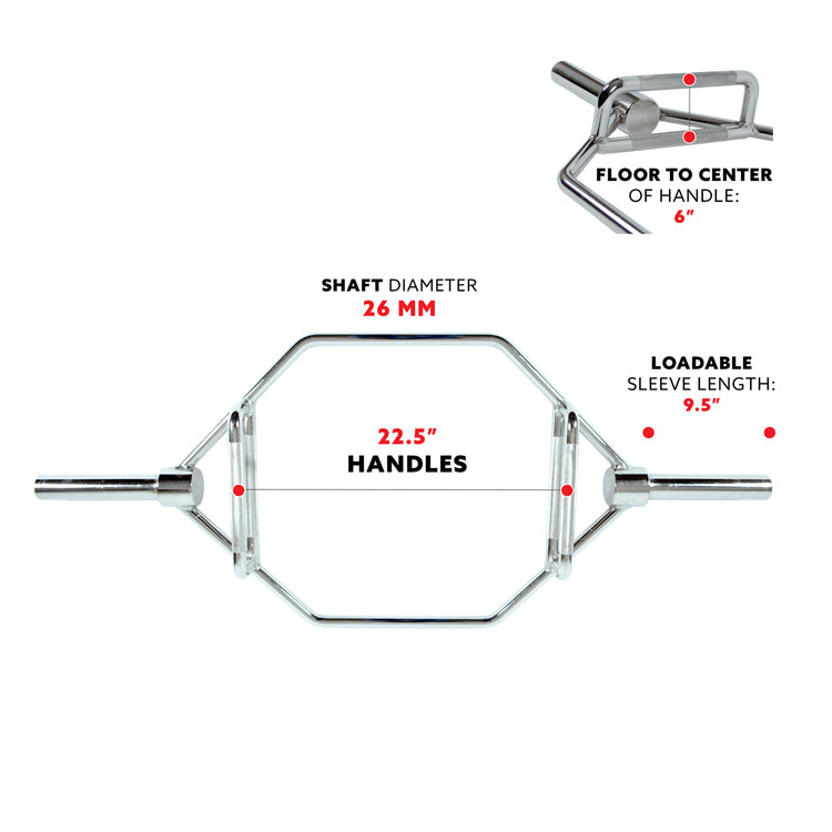 Strength Training Olympic Hex Bar | Sunny Strength®