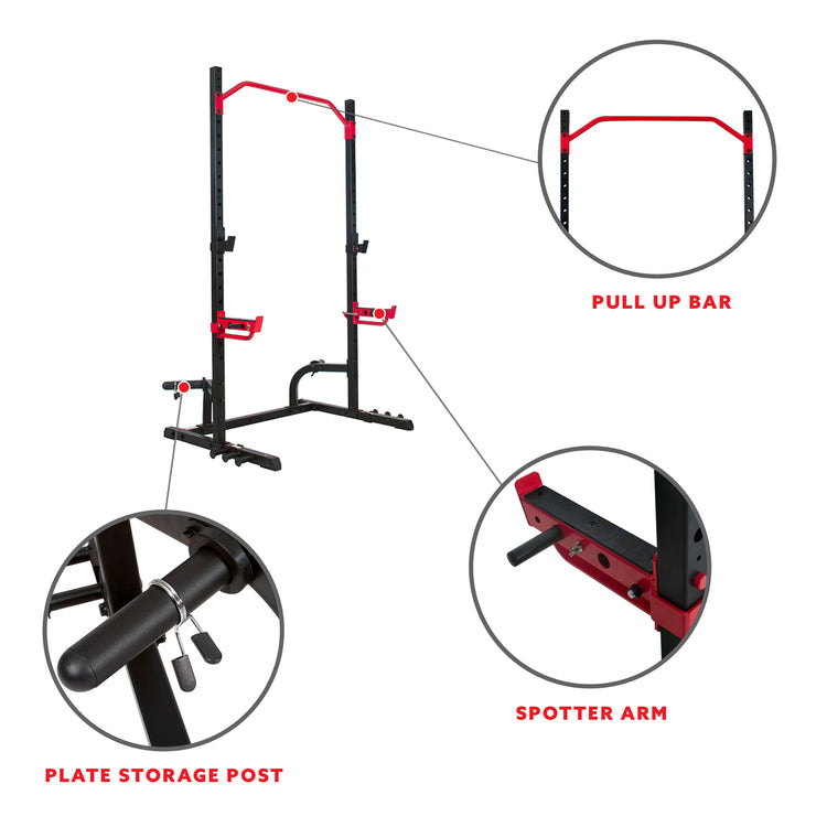 Power Zone Advanced Multifunction Squat Power Rack