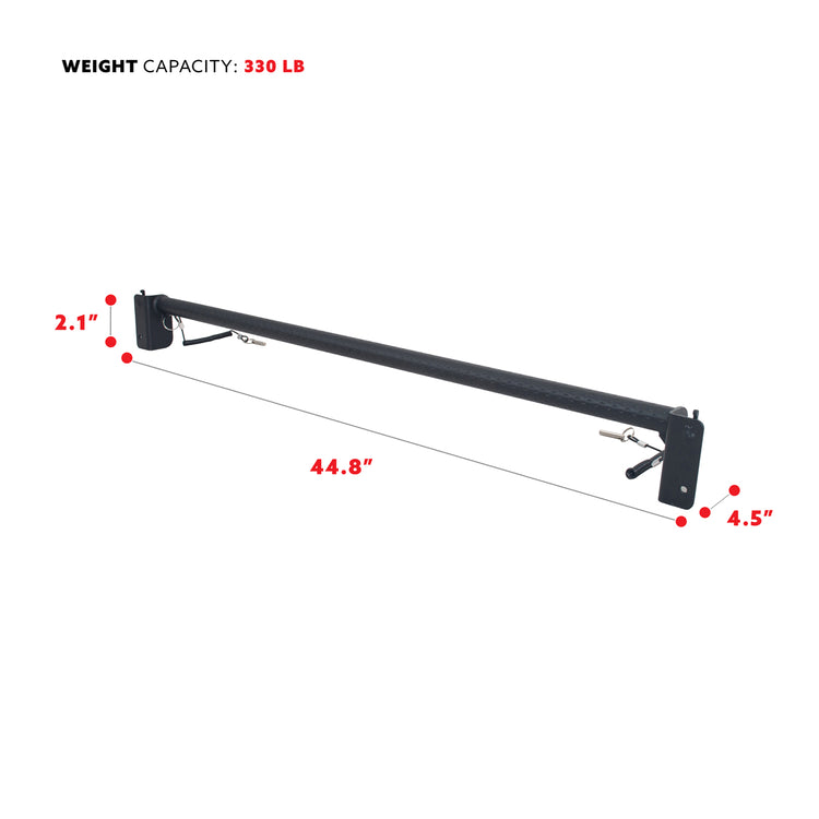 Adjustable Pull Up Bar Attachment for Power Racks and Cages