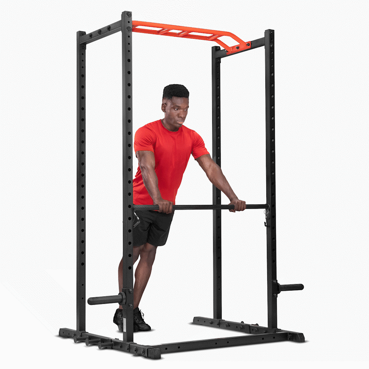 Adjustable Pull Up Bar Attachment for Power Racks and Cages