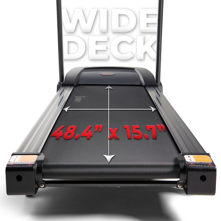 Premium Folding Auto-Incline Smart Treadmill with Exclusive SunnyFit® App Enhanced Bluetooth Connectivity