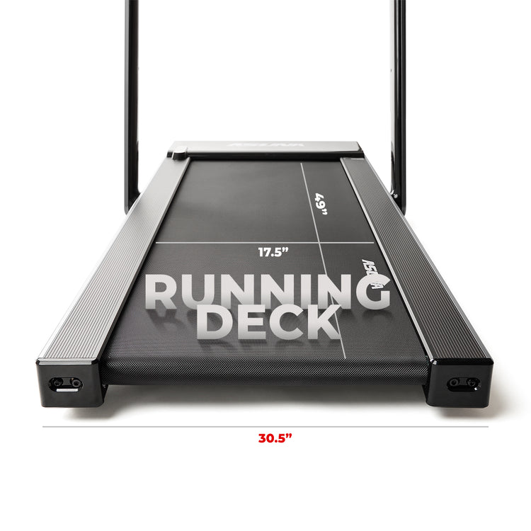 Space Saving Commercial Treadmill, Slim Motorized Asuna w/ Speakers