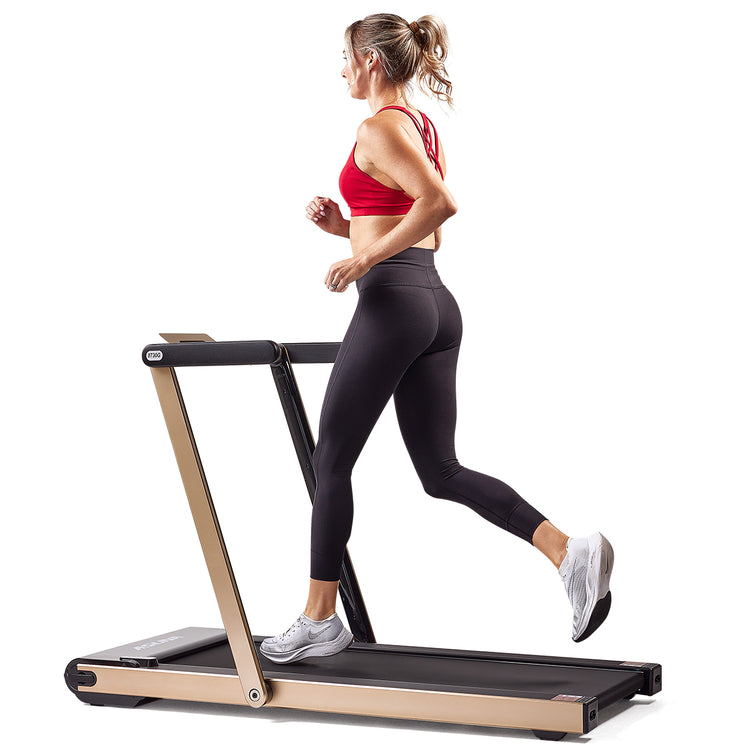 Space Saving Commercial Treadmill, Slim Motorized Asuna w/ Speakers