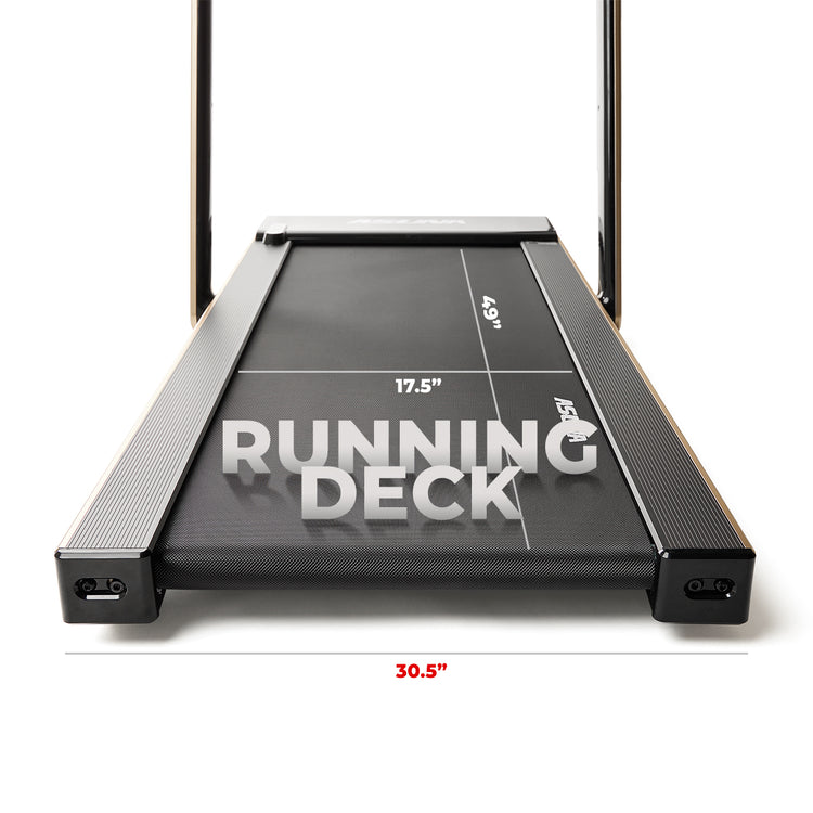 Space Saving Commercial Treadmill, Slim Motorized Asuna w/ Speakers