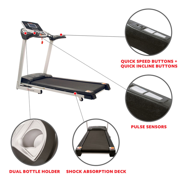 Energy Flex Motorized Treadmill with Automatic Incline