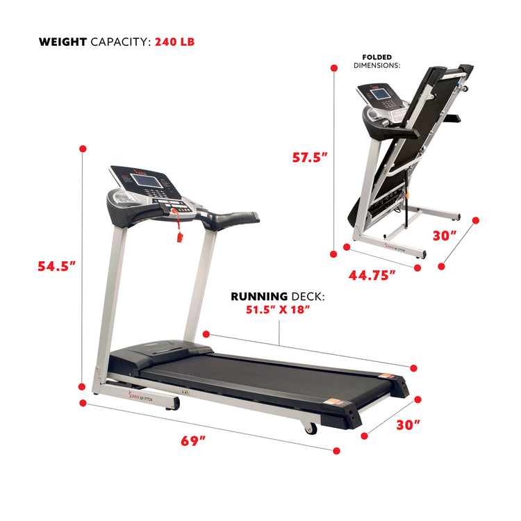 Energy Flex Motorized Treadmill with Automatic Incline